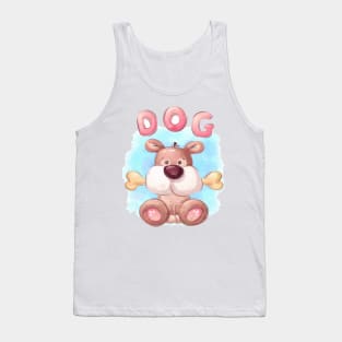 Dog with Bone Tank Top